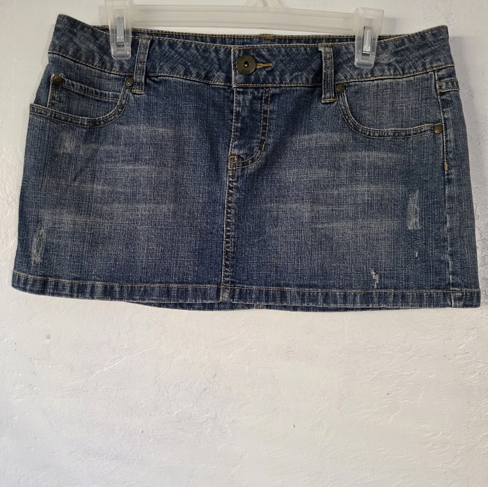 Arizona Jean Company Blue Mini Skirt Casual